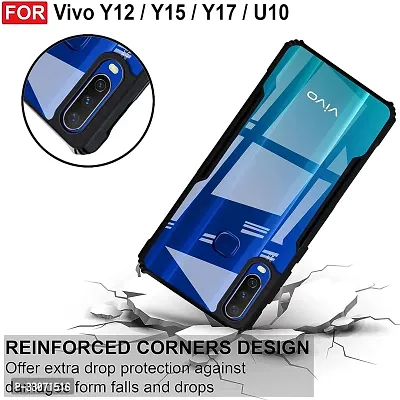 Mobiclonics Back Cover For Vivo Y17 - Black-thumb3