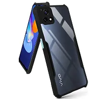 Mobiclonics Back Cover For Vivo Y72 5g - Black-thumb3