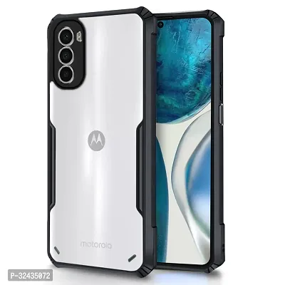 Mobiclonics Back Cover For Motorola Moto G82 - Black-thumb0