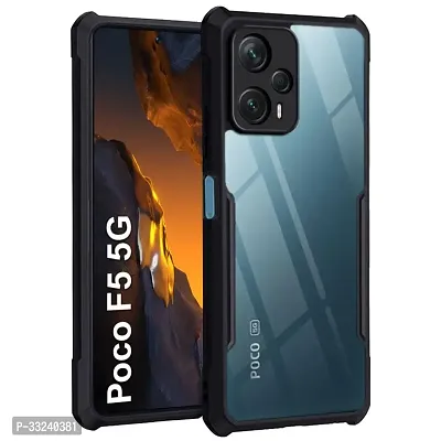 Mobiclonics Back Cover For Redmi Poco F5 5g - Black-thumb0