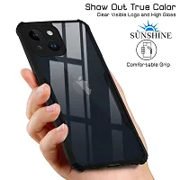 Mobiclonics Back Cover For Apple iphone 14 plus - Black-thumb2