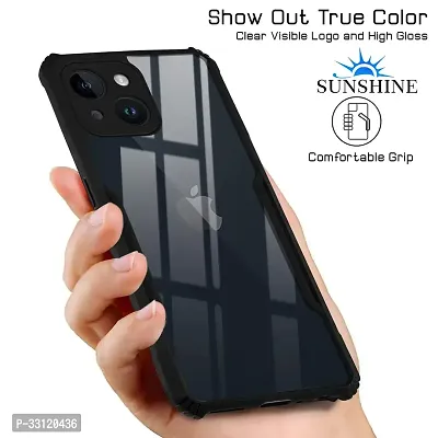 Mobiclonics Back Cover For Apple iphone 14 plus - Black-thumb3