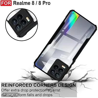 Mobiclonics Eagle Back Cover For Realme 8 Pro - Black-thumb4