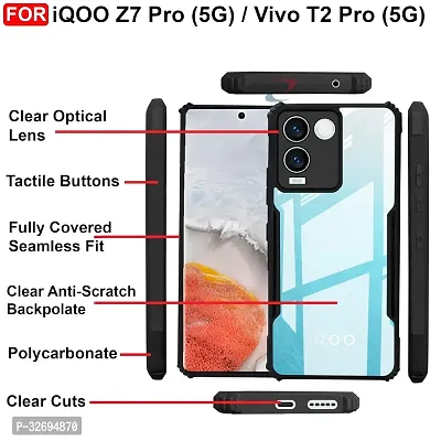 Stylish Polycarbonate Mobile Back Cover For  iQOO Z7 pro-thumb4