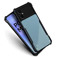 Mobiclonics Back Cover For Poco M4 5g - Black-thumb2