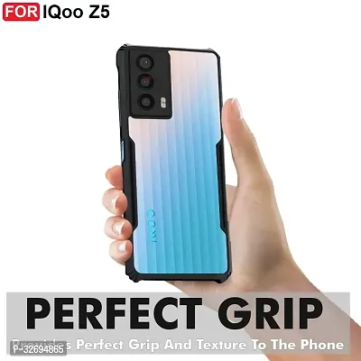 Stylish Polycarbonate Mobile Back Cover For  iQOO Z5 5g-thumb2