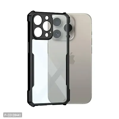 Mobiclonics Back Cover For Apple iphone 15 Pro Max - Black-thumb2