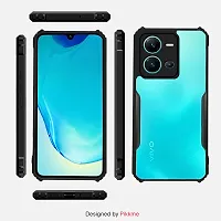 Mobiclonics Back Cover For Vivo V25 5g - Black-thumb2