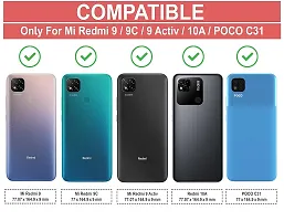 Mobiclonics Back Cover For Redmi 9c - Black-thumb1