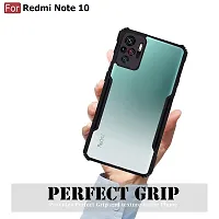 Mobiclonics Back Cover For Redmi Note 10s - Black-thumb1