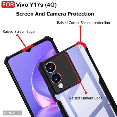 Mobiclonics Back Cover For Vivo Y17S 4G - Black-thumb4