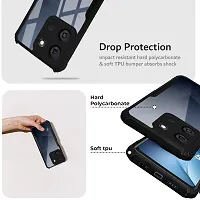 Stylish Solid Back Case Cover for Itel A05s - Black-thumb1