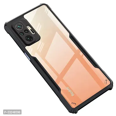 Mobiclonics Back Cover For Redmi Note 10 pro - Black-thumb0