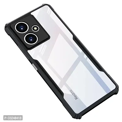 Mobiclonics Back Cover For Poco M6 pro 5g - Black-thumb0