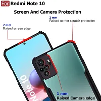 Mobiclonics Back Cover For Redmi Note 10 - Black-thumb3