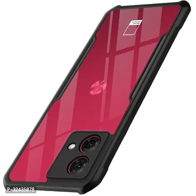 Mobiclonics Back Cover For Motorola Moto G84 - Black