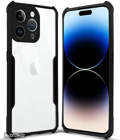 Mobiclonics Back Cover For Apple iphone 14 Pro - Black-thumb2