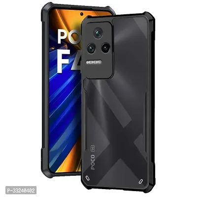 Mobiclonics Back Cover For Poco F4 5g - Black-thumb0