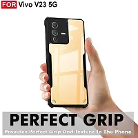 Mobiclonics Back Cover For Vivo V23 5g - Black-thumb1