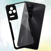 Mobiclonics Back Cover For Poco F4 5g - Black-thumb2