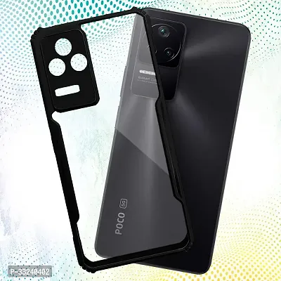 Mobiclonics Back Cover For Poco F4 5g - Black-thumb3