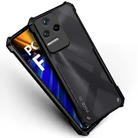 Mobiclonics Back Cover For Redmi Poco F4 5g - Black-thumb1