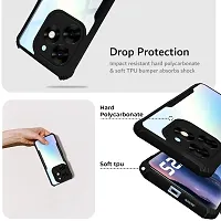 Stylish Solid Back Case Cover for Itel S23 plus - Black-thumb1