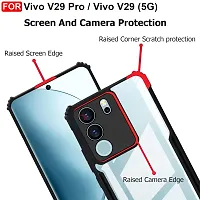 Mobiclonics Back Cover For Vivo V29 Pro 5g - Black-thumb3