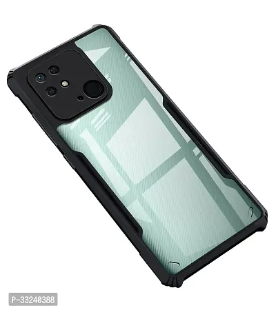 Mobiclonics Back Cover For Redmi 10 power - Black-thumb0