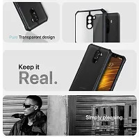 Mobiclonics Back Cover For Redmi Poco F1 - Black-thumb2