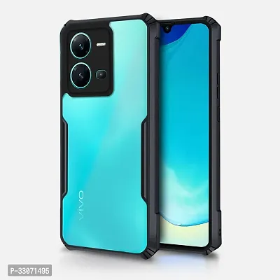 Mobiclonics Back Cover For Vivo V25 5g - Black-thumb0