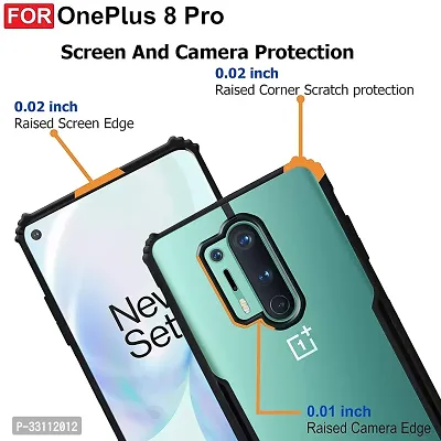 Mobiclonics Eagle Back Cover For OnePlus 8 Pro - Black-thumb4