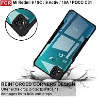 Mobiclonics Back Cover For Redmi 9 - Black-thumb3