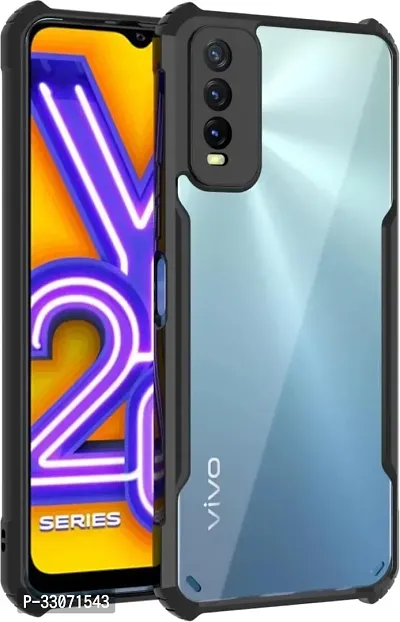 Mobiclonics Back Cover For Vivo Y20 - Black-thumb0