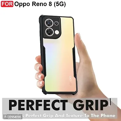 Mobiclonics Eagle Back Cover For Oppo Reno 8 5G - Black-thumb3