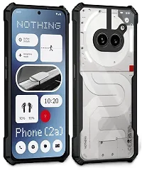 Stylish Solid Back Case Cover for Nothing Phone 2a - Black-thumb2