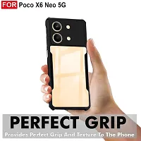 Mobiclonics Back Cover For Poco X6 pro 5g - Black-thumb2