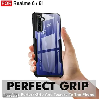 Mobiclonics Eagle Back Cover For Realme 6 - Black-thumb3