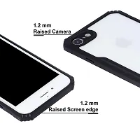 Mobiclonics Back Cover For Apple iphone 7 - Black-thumb1