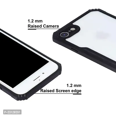 Mobiclonics Back Cover For Apple iphone 7 - Black-thumb2