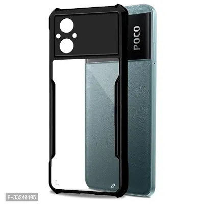 Mobiclonics Back Cover For Poco M5 - Black-thumb0