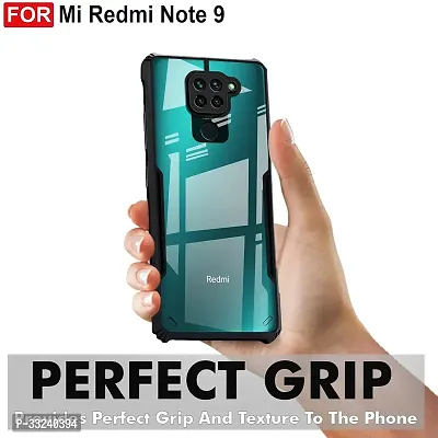 Mobiclonics Back Cover For Redmi Note 9 - Black-thumb3