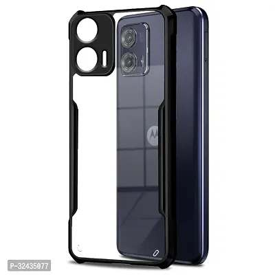 Mobiclonics Back Cover For Motorola Moto G73 - Black-thumb0