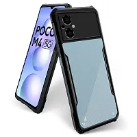 Mobiclonics Back Cover For Poco M4 5g - Black-thumb1