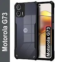 Mobiclonics Back Cover For Motorola Moto G73 - Black-thumb3