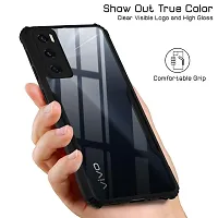 Mobiclonics Back Cover For Vivo V20se - Black-thumb2