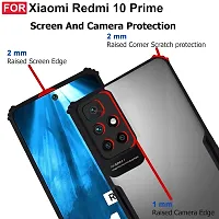 Mobiclonics Back Cover For Redmi 10 prime - Black-thumb3