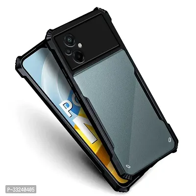 Mobiclonics Back Cover For Poco M5 - Black-thumb2