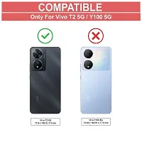 Mobiclonics Back Cover For Vivo T2 5g - Black-thumb1