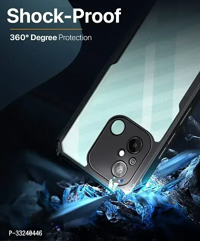 Mobiclonics Back Cover For Poco C55 - Black-thumb3